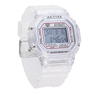 New ACTIVA Clear Digital Watch